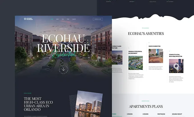 Full stack web development interface example
