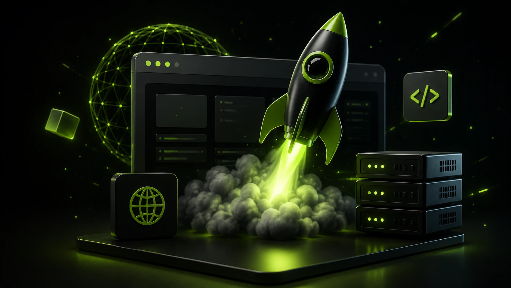 Full-stack web application interface